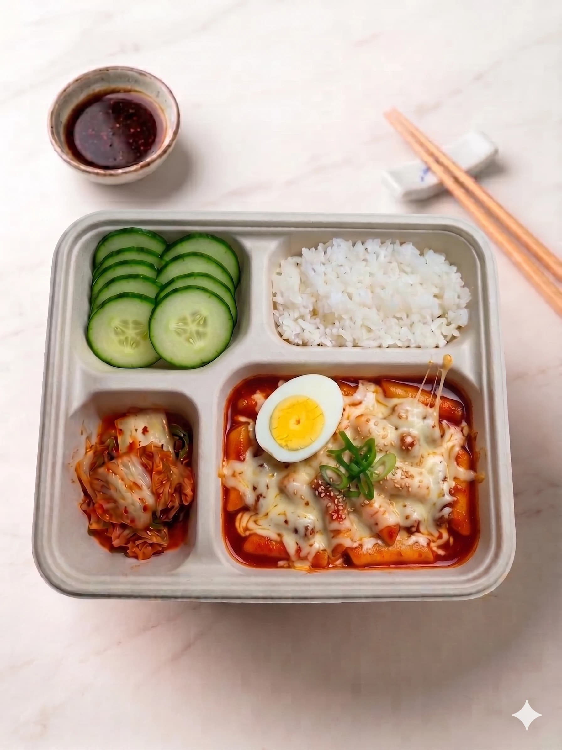 Cheese Tteokbokki — Korean Express, restaurante coreano em Campo Grande MS