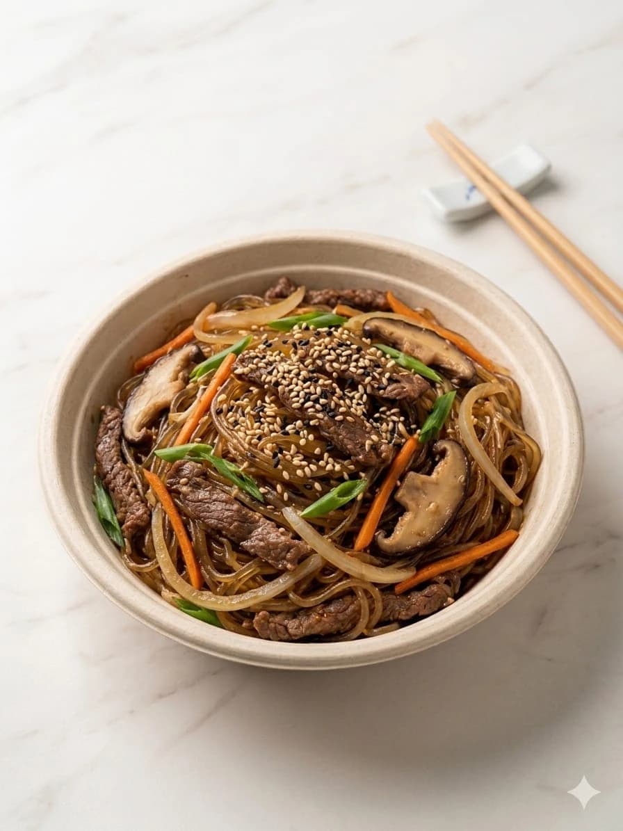 Japchae — Korean Express, restaurante coreano em Campo Grande MS